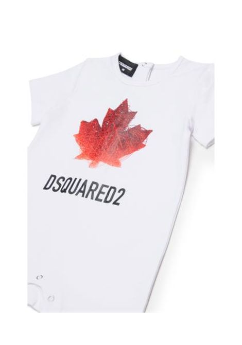 Tutina con stampa logo DSQUARED2 JUNIOR | DQ3248 D008JDQ100